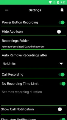 Hidden Voice Recorder android App screenshot 2